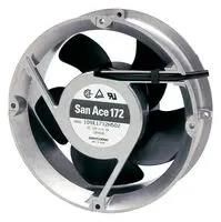 DC AXIAL FAN, 226CU.FT/MIN, BALL, 172MM 109E1724H501