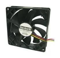 DC AXIAL FAN, 29.3CU.FT/MIN, BALL, 92MM 9S0924L401