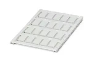 LABEL, POLYCARBONATE, WHITE, 10MM X 17MM 0801483