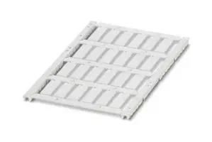 LABEL, POLYCARBONATE, WHITE, 7MM X 20MM 0801494