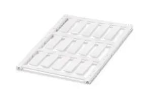 LABEL, POLYCARBONATE, WHITE, 8MM X 29MM 1014118