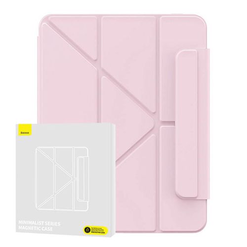 Magnetic Case Baseus Minimalist for Pad Air4/Air5 10.9″/Pad Pro 11″ (baby pink), Baseus P40112500411-01