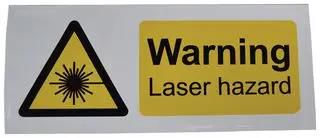 RADIATION LABEL, VINYL, 250MM X 100MM MP001263