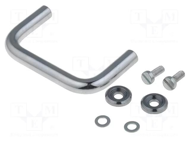 Holder; chromium plated steel; chromium plated; H: 30mm; L: 45mm MENTOR MR-270.10