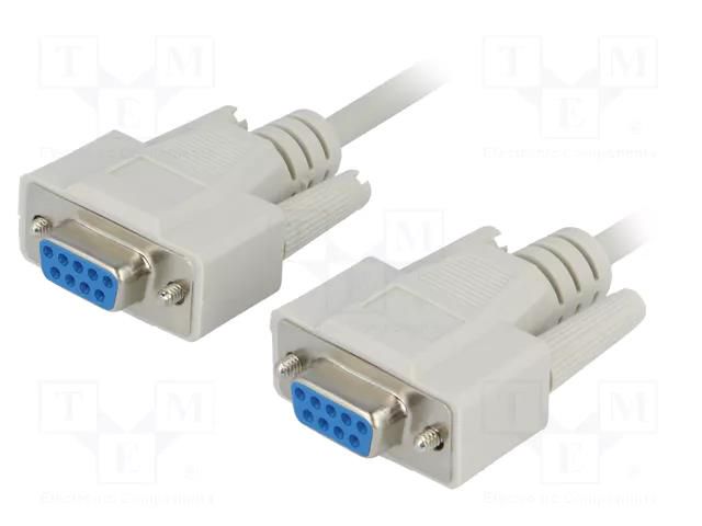 Cable; D-Sub 9pin socket,both sides; Len: 10m; connection 1: 1 BQ CABLE CAB-09GG/10
