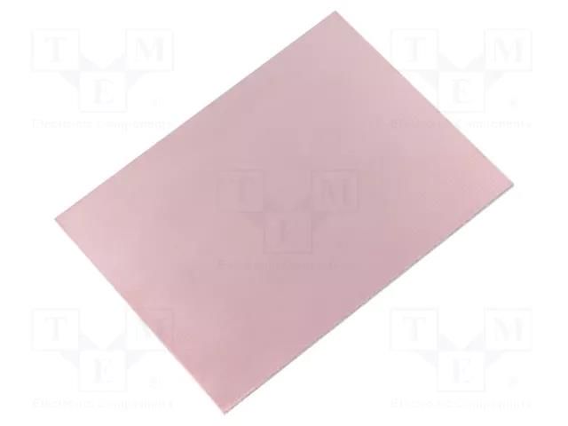 Laminate; FR4,epoxy resin; 1.5mm; L: 100mm; W: 75mm; Coating: copper SOLDER PEAK LAM75X100EX1.5