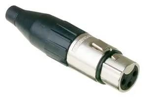 XLR CONNECTOR, JACK, 3POS, CABLE AC3F-AU