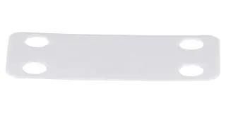 MARKER PLATE, 19.1MM X 44.5MM, PA, WHITE MP175-M