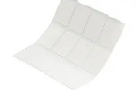LABEL, 50.8MM X 25.4MM, POLYESTER, WHITE C200X100TJT
