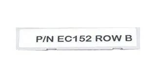 LABEL, 25.4MM X 12.7MM, POLYESTER, WHT PEL-11-Y2-5