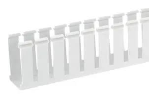 WIDE SLOT DUCT, 57.2X76.6MM, PVC, WHITE G2X3WH6