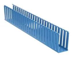 WIDE SLOT DUCT, 57.2X104.1MM, PVC, BLUE G2X4IB6