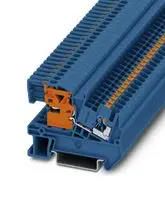 DIN RAIL TB, PUSH IN, 2POS, 26-12AWG 3213963