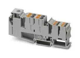 DIN RAIL TB, PUSH IN/SCREW, 11P, 16-0AWG 3214080