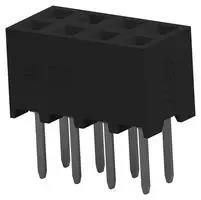 CONNECTOR, RCPT, 8POS, 2ROW, 2MM 2MM-R-D04-VT-02-H-TB