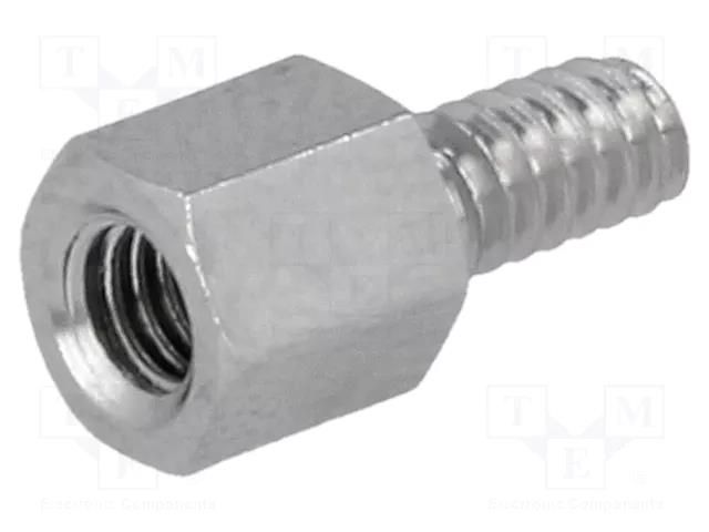 Screwed spacer sleeve; 5mm; Int.thread: M3; Ext.thread: UNC4-40 DREMEC TFM-5/6/DR2130