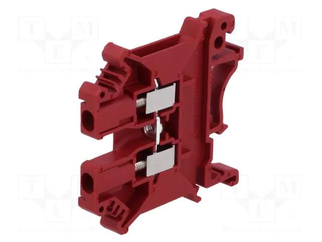 Splice terminal: rail; PC; 24A; 800V; red; L: 42.5mm; 0.2÷2.5mm2 DEGSON ELECTRONICS PC-2.5-RD