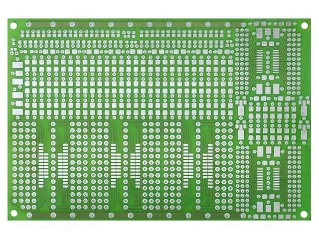 Board: universal; single sided,prototyping; W: 80mm; L: 120mm SOLDER PEAK MS-DIP/SMD2