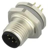 SENSOR CONN, 8POS, PLUG, M12, PANEL T4140012081-000