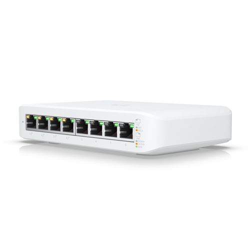 Ubiquiti USW-LITE-8-POE | Switch | UniFi Gen2, 8x RJ45 1000Mb/s, 4x PoE+, 52W, UBIQUITI USW-LITE-8-POE-EU 0810010071156