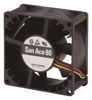 AXIAL FAN, DC, 0.9A, 80MM, 80.5CFM 9G0812H101