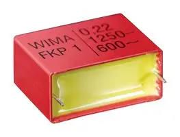 CAP, 0.1UF, 630V, FILM, RADIAL FKP1J031006D00KSSD