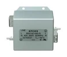 POWER LINE FILTER, 1 PHASE, 40A, TB B84142A0040R000