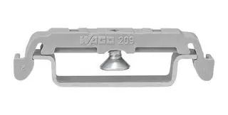 MOUNTING FOOT W/ SCREW, GRY, DIN-35 RAIL 0209-0123