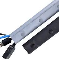 SLEEVING, BUTTON WRAP, GREY/BLACK, 99MM MP009745