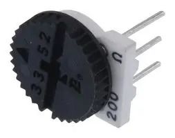TRIMMER POTENTIOMETER, 200 OHM 1TURN THROUGH HOLE 3352T-1-201LF
