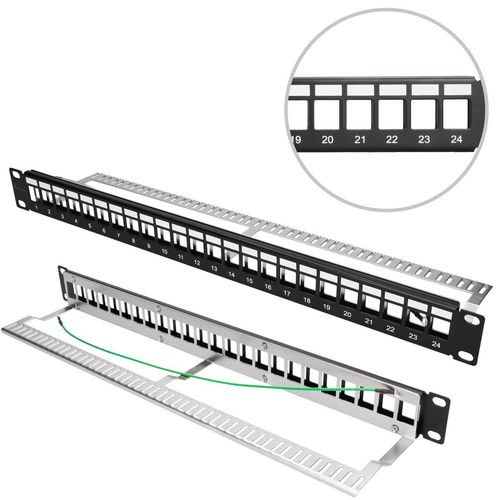 Extralink 24 Port STP | Patchpanel | Modular, EXTRALINK EX.17245 5903148917245