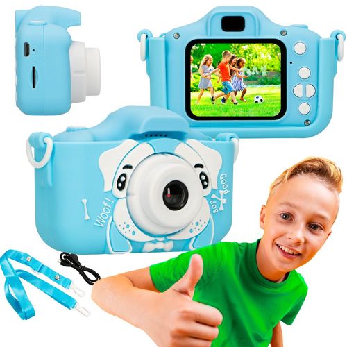 Extralink Kids Camera H28 Single Blue | Camera | 1080P 30fps, 2.0" screen, EXTRALINK EXTRALINK H28 SINGLE BLUE 5903148918693