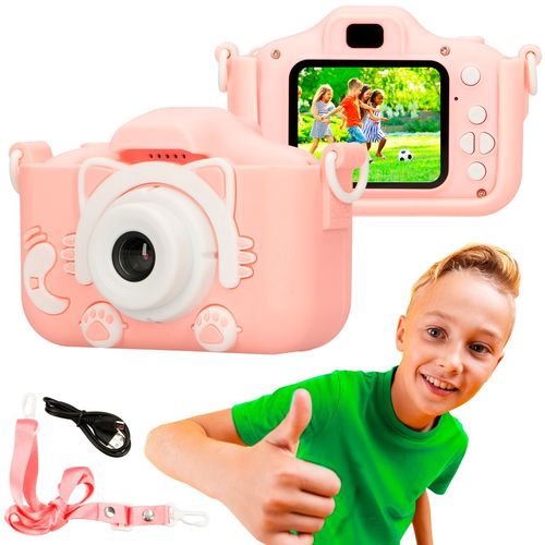 Extralink Kids Camera H27 Single Pink Digital Camera, 1080P 30fps, 2.0" Display, EXTRALINK EXTRALINK H27 SINGLE PINK 5903148918815
