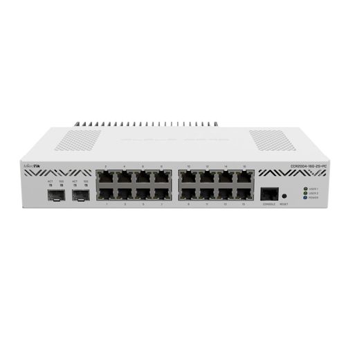 MikroTik CCR2004-16G-2S+PC | Router | 16x RJ45 1000Mb/s, 2x SFP+, MIKROTIK CCR2004-16G-2S+PC 4752224007810