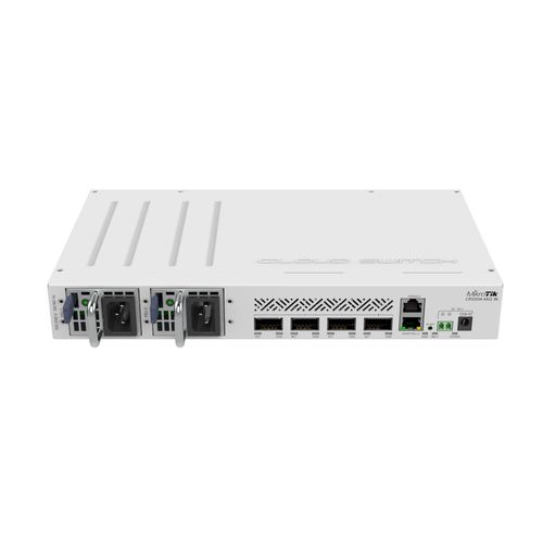 MikroTik CRS504-4XQ-IN | Switch | Cloud Router Switch, 4x 100G QSFP28, 1x RJ45 100Mb/s, MIKROTIK CRS504-4XQ-IN