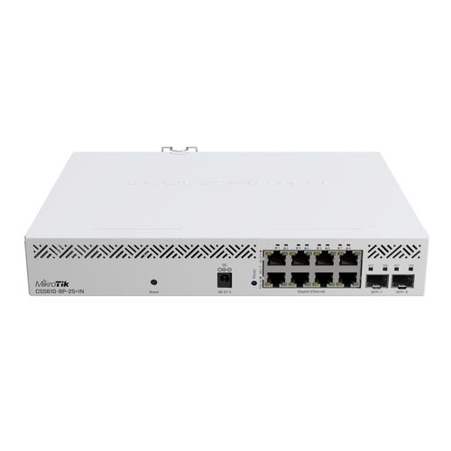 MikroTik CSS610-8P-2S+IN | Switch | 8x 1000Mb/s PoE, 2x SFP+, VLAN, MIKROTIK CSS610-8P-2S+IN 4752224007216