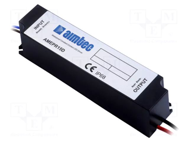 Power supply: switching; LED; 18W; 24÷36VDC; 0.5A; 180÷264VAC; IP67 AIMTEC EPR15D3650AZ220W
