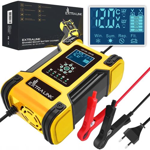 Extralink Shango Smart Battery Charger | Rectifier | 100 - 240VAC, 12V 12A, 24V 6A, EXTRALINK EX.30813 5905090330813