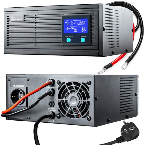 Extralink Piorun 2000VA/1600W | Power inverter | pure sine wave, battery voltage 24VDC, EXTRALINK EX.31148 5905090331148