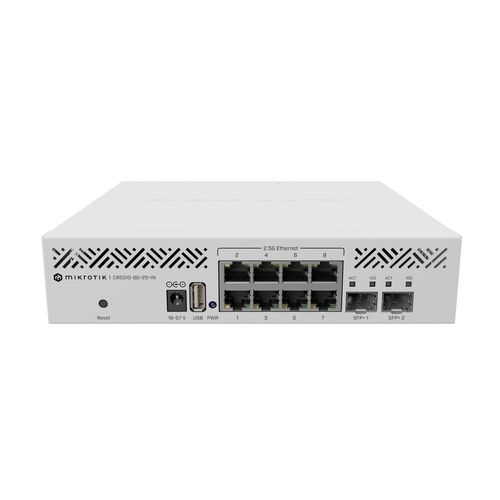 MikroTik CRS310-8G+2S+IN | Switch | 8x RJ45 2.5Gb/s, 2x SFP+, RouterOS L5, desktop, MIKROTIK CRS310-8G+2S+IN 4752224008367