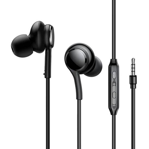 Wired Earphones JR-EW02, Half in Ear (Black), Joyroom JR-EW02 Black