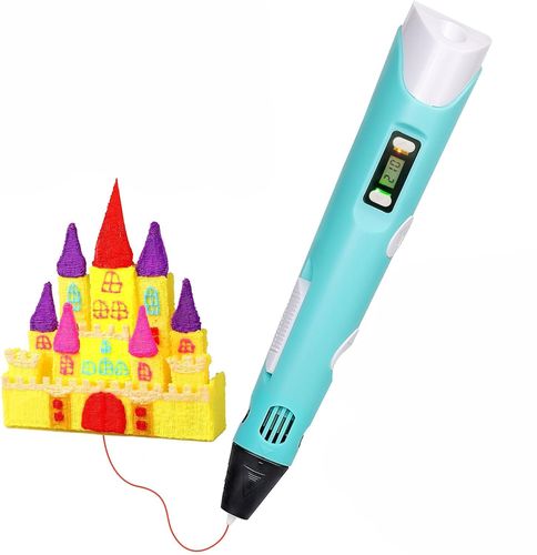 3D Pen for PLA, ABS Plastic 1.75mm yellow EX.31405 5906168631405