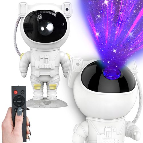 Starry Sky Projector Galaxy Projector | Night lamp, projector | for children, in the shape of an astronaut, EXTRALINK PROJEKTOR-GWIAZD-01 ROW 5906168630712