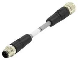SENSOR CORD, 5P M12 PLUG-M12 RCPT, 19.7' TAA755A1611-060
