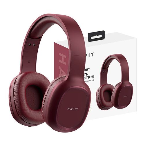Havit H2590BT PRO Wireless Bluetooth headphones (red), Havit H2590BT PRO red
