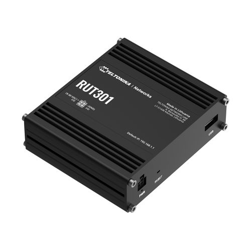 Teltonika RUT301 | Industrial router | 5x RJ45 100Mb/s, USB 2.0, IP30, TELTONIKA TELTONIKA RUT301000000 4779051840786