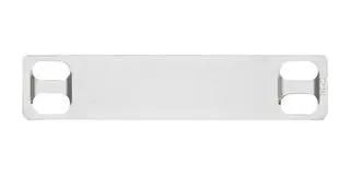 MARKER PLATE, STAINLESS STEEL, NATURAL MMP350H-M