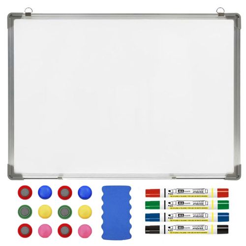 White dry-erase magnetic board 120 x 90 cm + accessories, EXTRALINK EX.35403