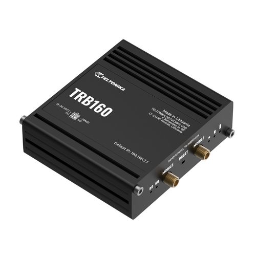 Teltonika TRB160 | LTE IoT gateway | Cat 6, 1x RJ45 1000Mb/s, IP30, TELTONIKA TELTONIKA TRB160 100000