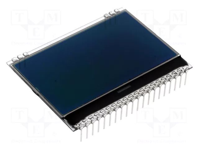 Display: LCD; graphical; 128x64; FSTN Negative; black; PIN: 20; 1x20 DISPLAY VISIONS EADOGL128S-6